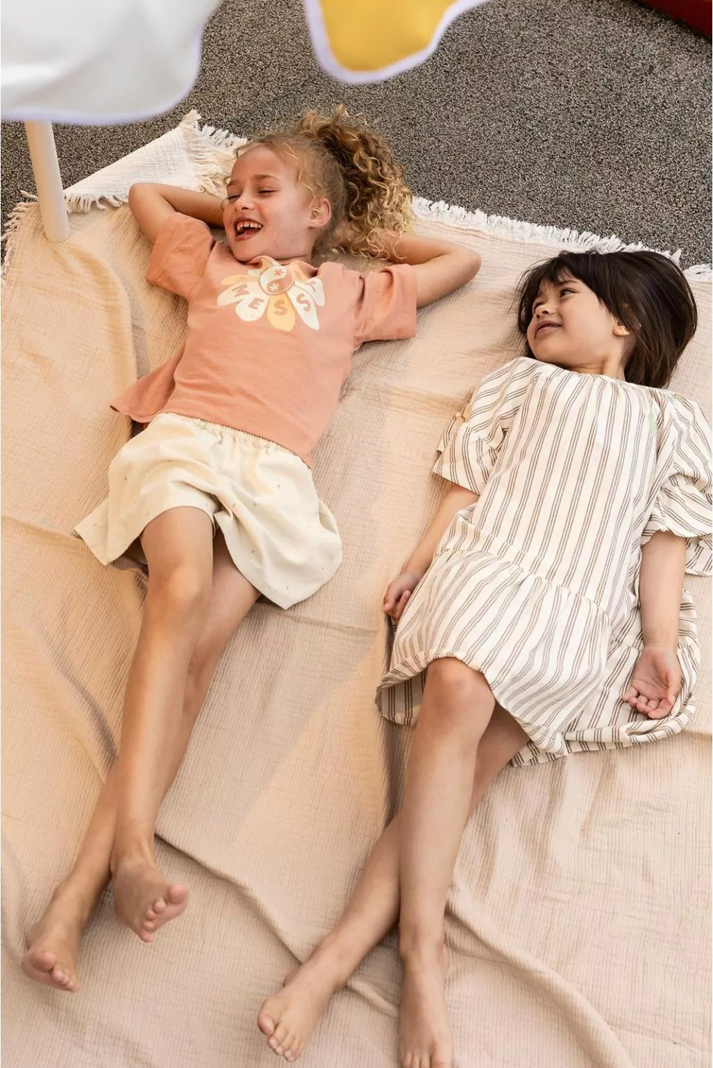 Noppies Kids Jurk stripe - Bone White (representatief categoriebeeld)