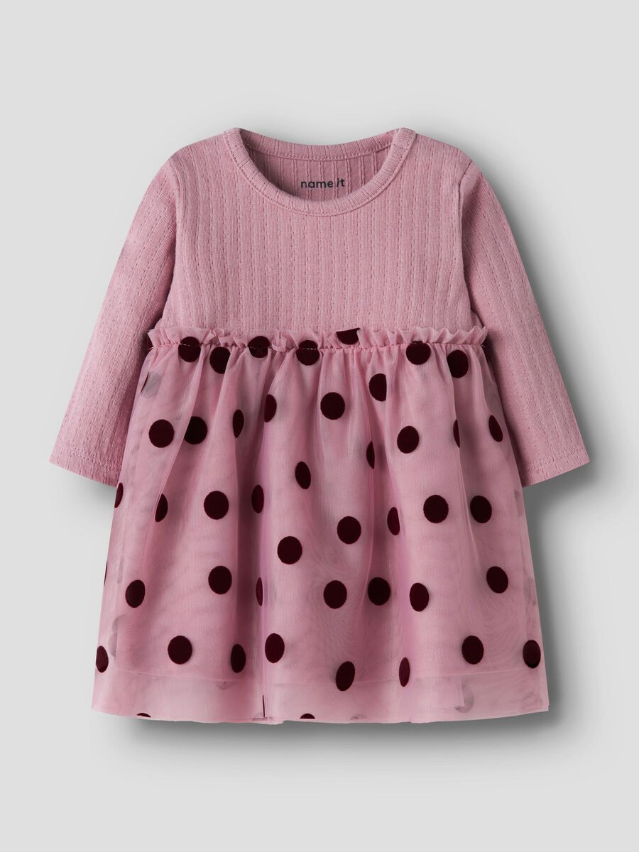 Lila tule babyjurk van NAME IT