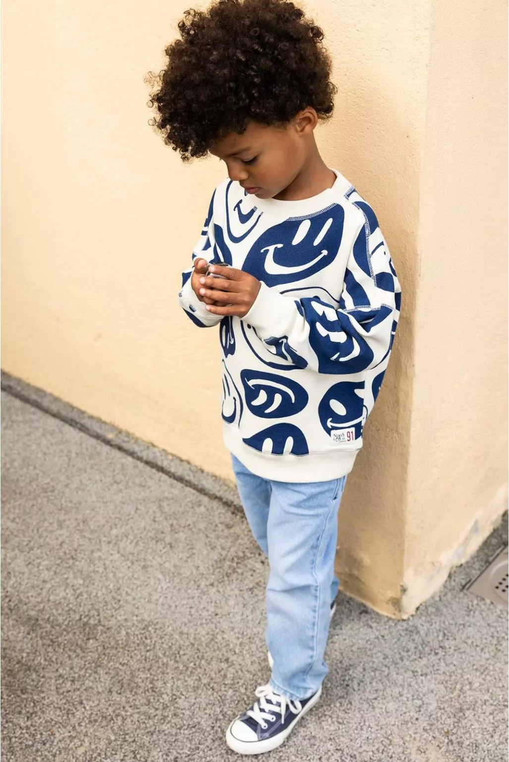 Noppies Kids Sweater all over print - Bone White (representatief categoriebeeld)