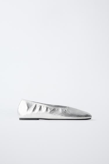 Zilveren Zara-kinderballerina