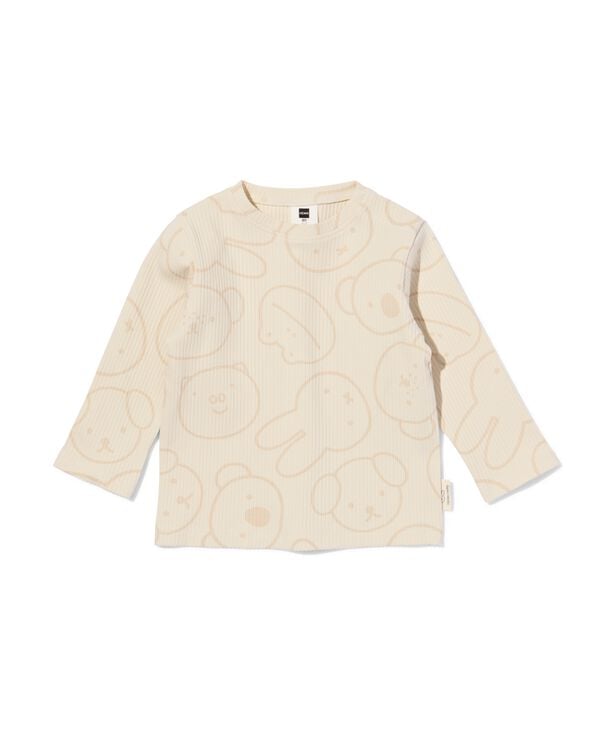 nijntje baby T-shirt rib ecru