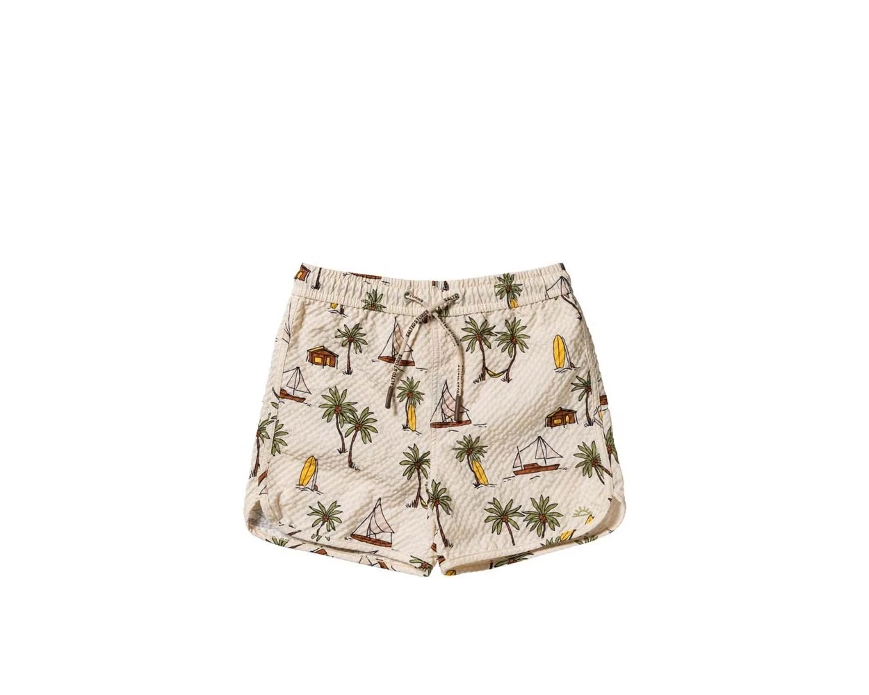 Salted Stories-zwemshort met palmprint bij Kids Department