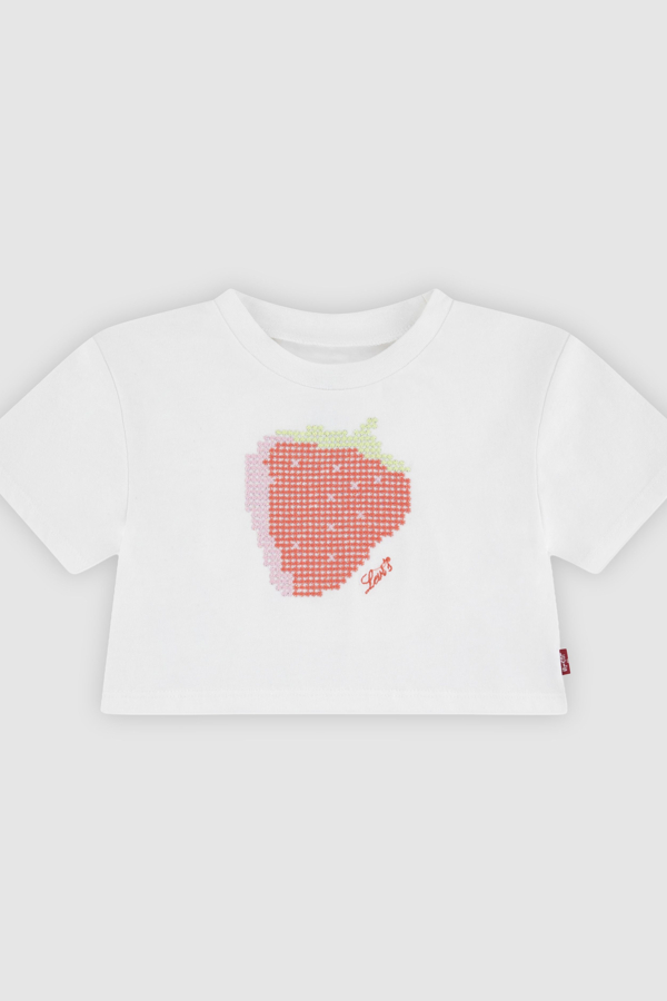 Levi's Baby Strawberry Flared Top - girl - 18M - Wit / Bright White