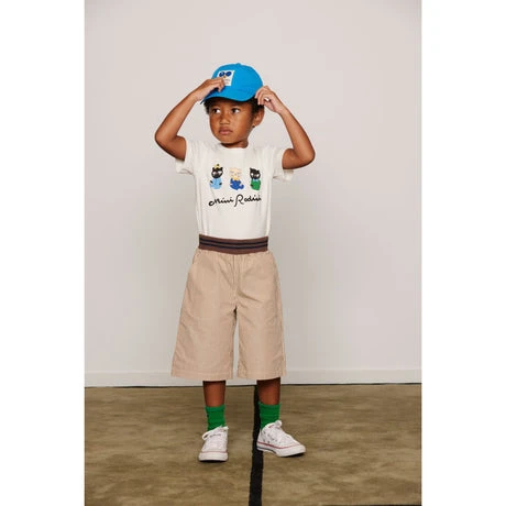 Mini Rodini White Minibabies Sp Ss Tee