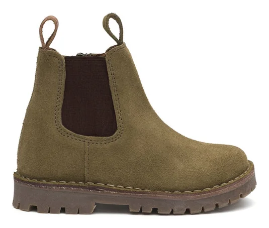 Groene Nixnut-Chelsea-boot